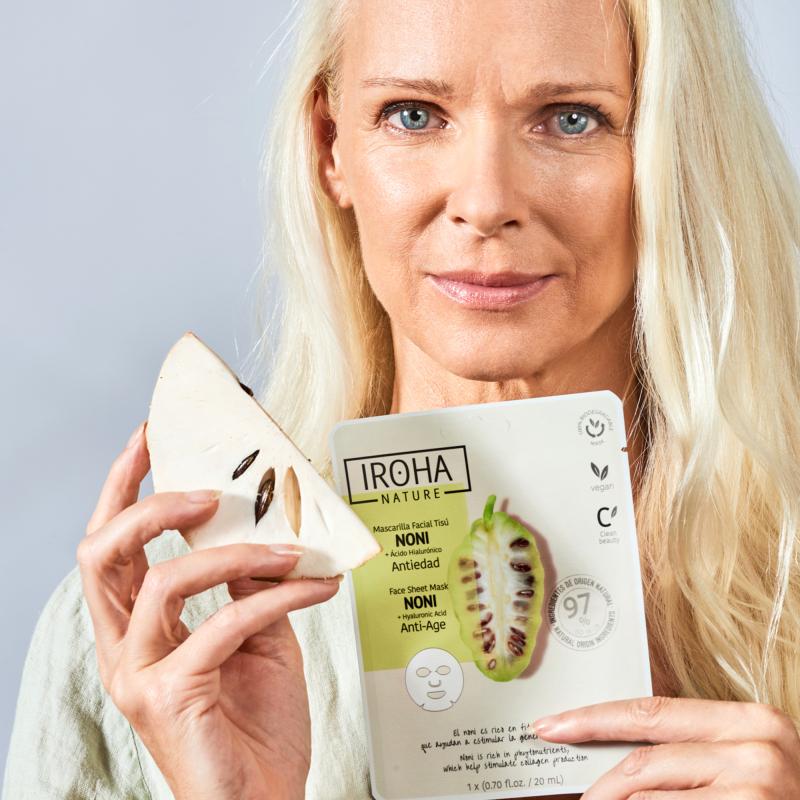 Máscara Facial Anti-Idade com Noni Iroha Nature 20 ml