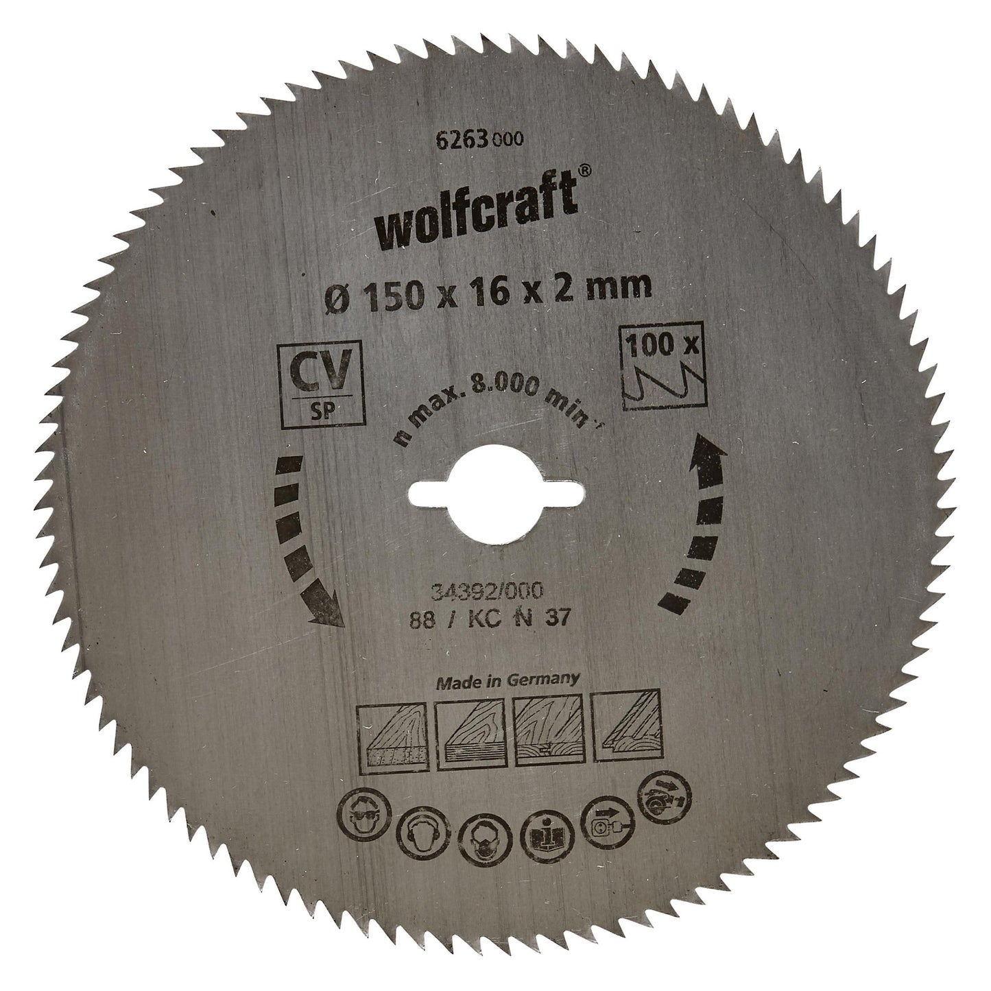 Lâminas de serra circular de corte fino Wolfcraft