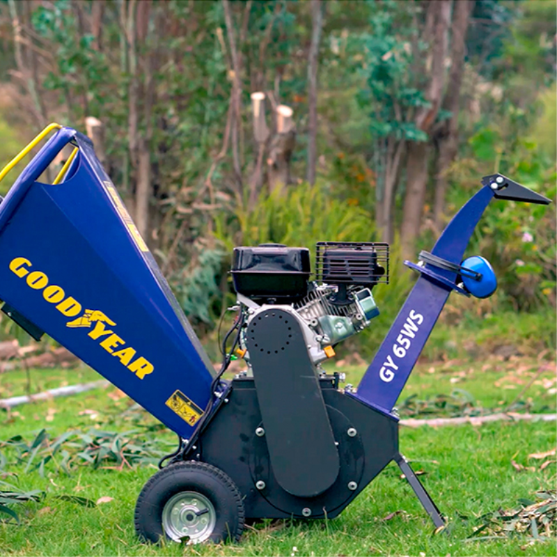 Goodyear - Trituradora Ramas Gasolina 6,5hp 4.100 W. Se envía montada, lista para usar._3