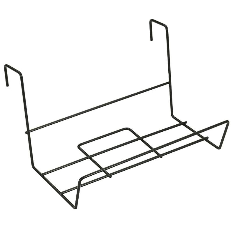 Soporte Para Jardinera Balcon Acero Plastificado Negro 41x18 Cm._0