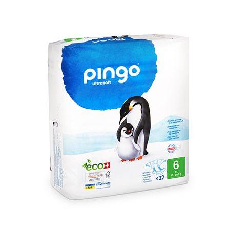 Fraldas T6 XL (15-30kg) Pingo 32 Unidades