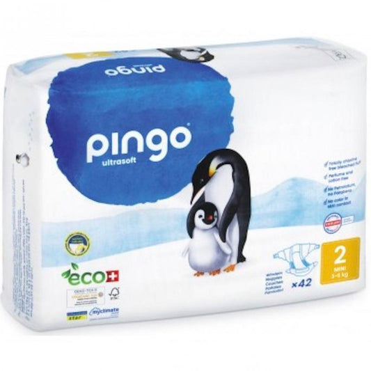 Fraldas T2 (3-6kg) Pingo 42 Unidades