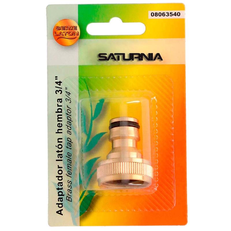 Adaptador Manguera Laton  3/4 Hembra