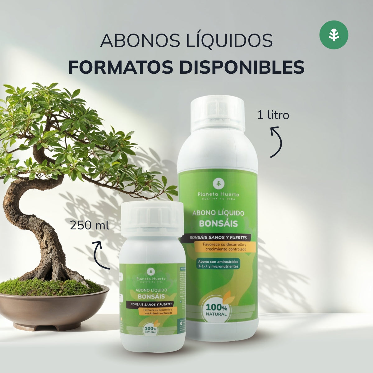 Fertilizante Líquido Planeta Huerto Bonsai 250 ml