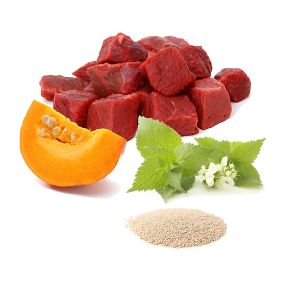 Ração húmida para gatos Happy Whiskers (Carne) BIO Puromenu 100 g