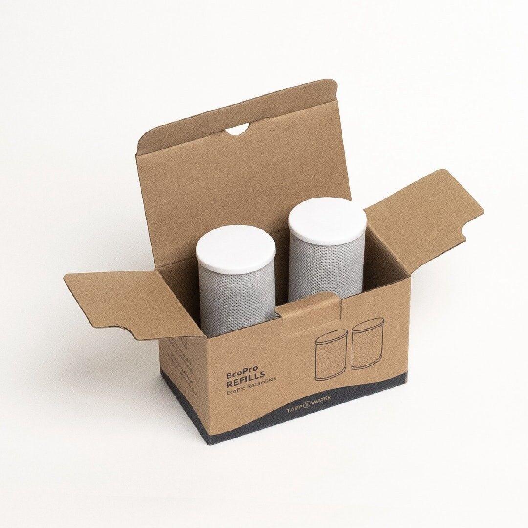 Embalagem de 2 cartuchos de filtro EcoPro Tappwater