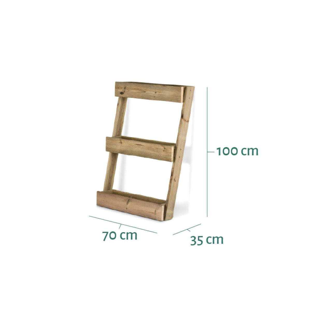 Pavimento vertical para jardim Stand Line Floor 3 Tabuleiros Hortalia