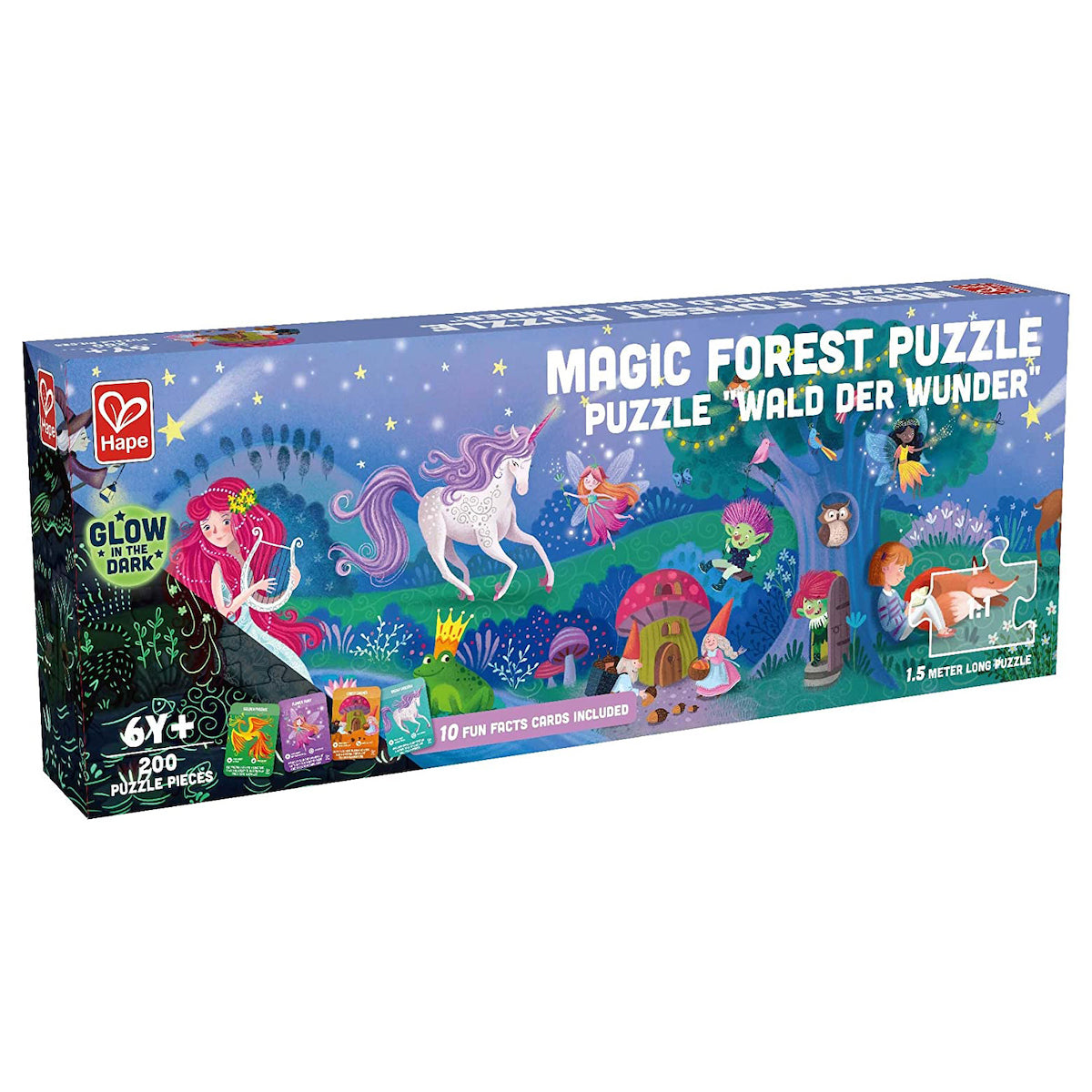 Puzzle Fluorescente 200pzas Magic Forest Hape_5