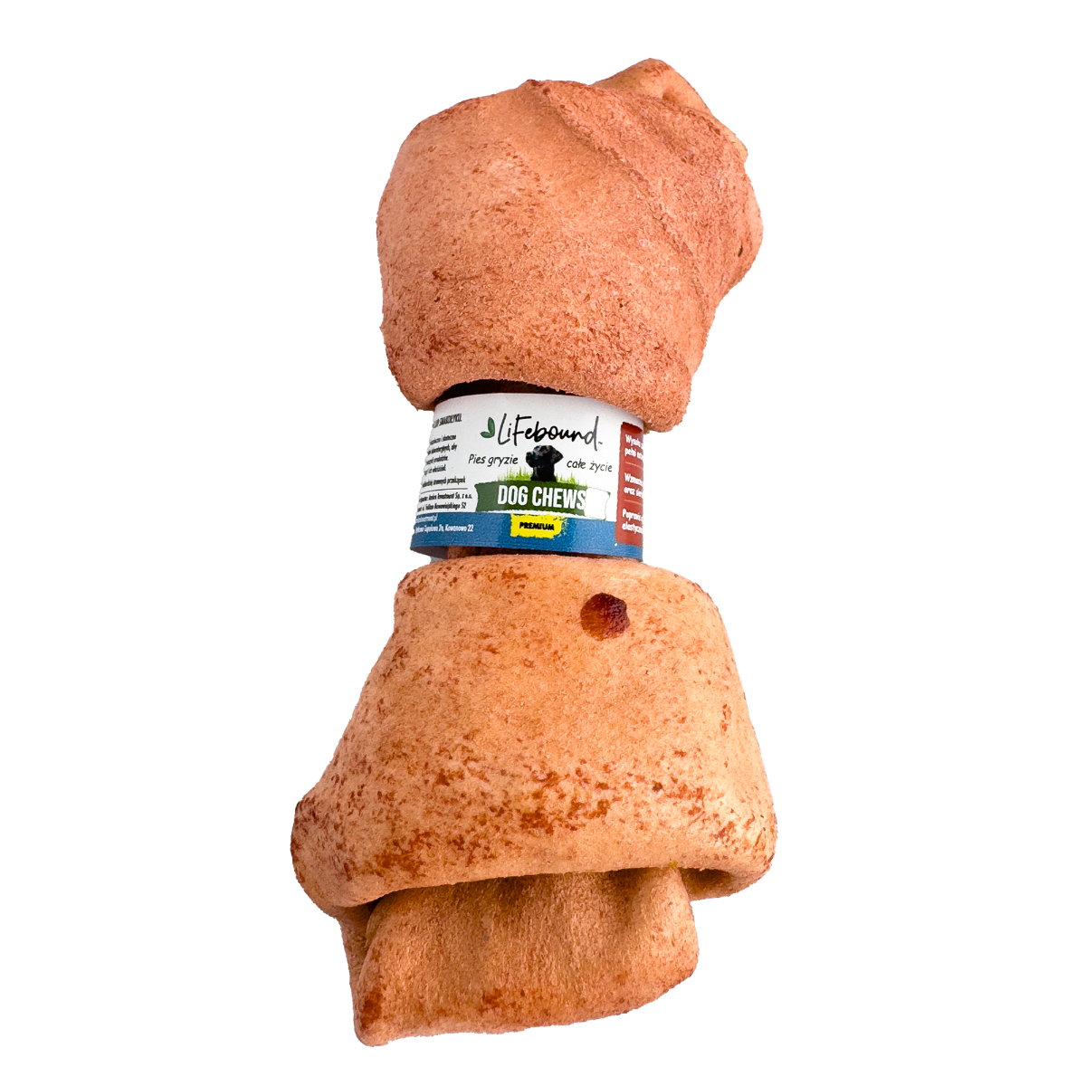 Lifebound - Hueso Masticable Natural Para Perros De Cuero De Ternera En Forma De Hueso Sabor Cordero - 10 Piezas L_0