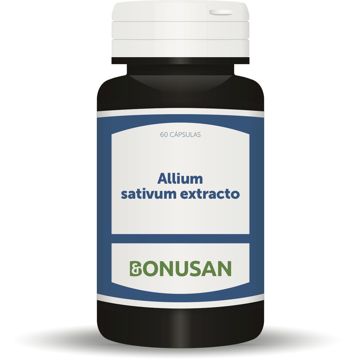 Extrato de Allium sativum Bonusan 60 cápsulas