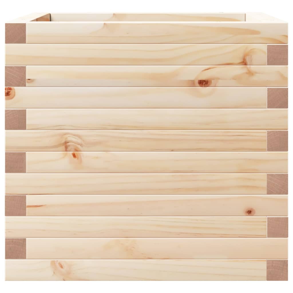 Jardinera De Madera Maciza De Pino 50x50x46 Cm_5