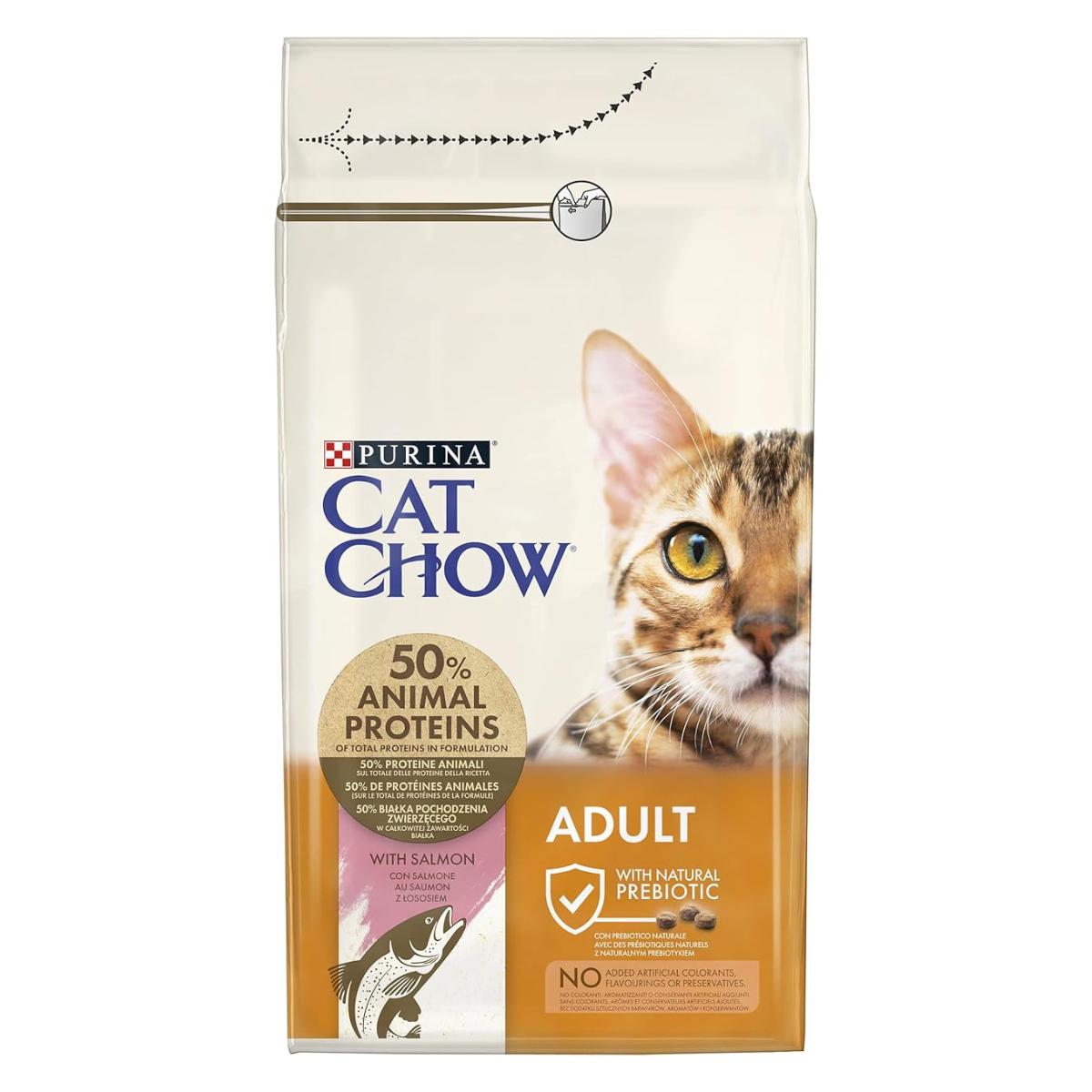 Cat Chow Salmão Adulto 1,5 kg