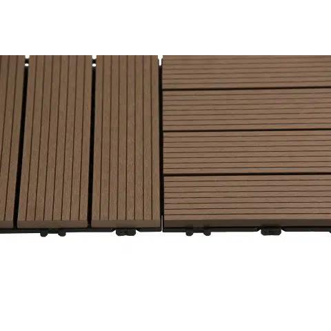 Embalagem com 5 peças compostas Durafloor 50x50 Dioco Chocolate 1,25 m2