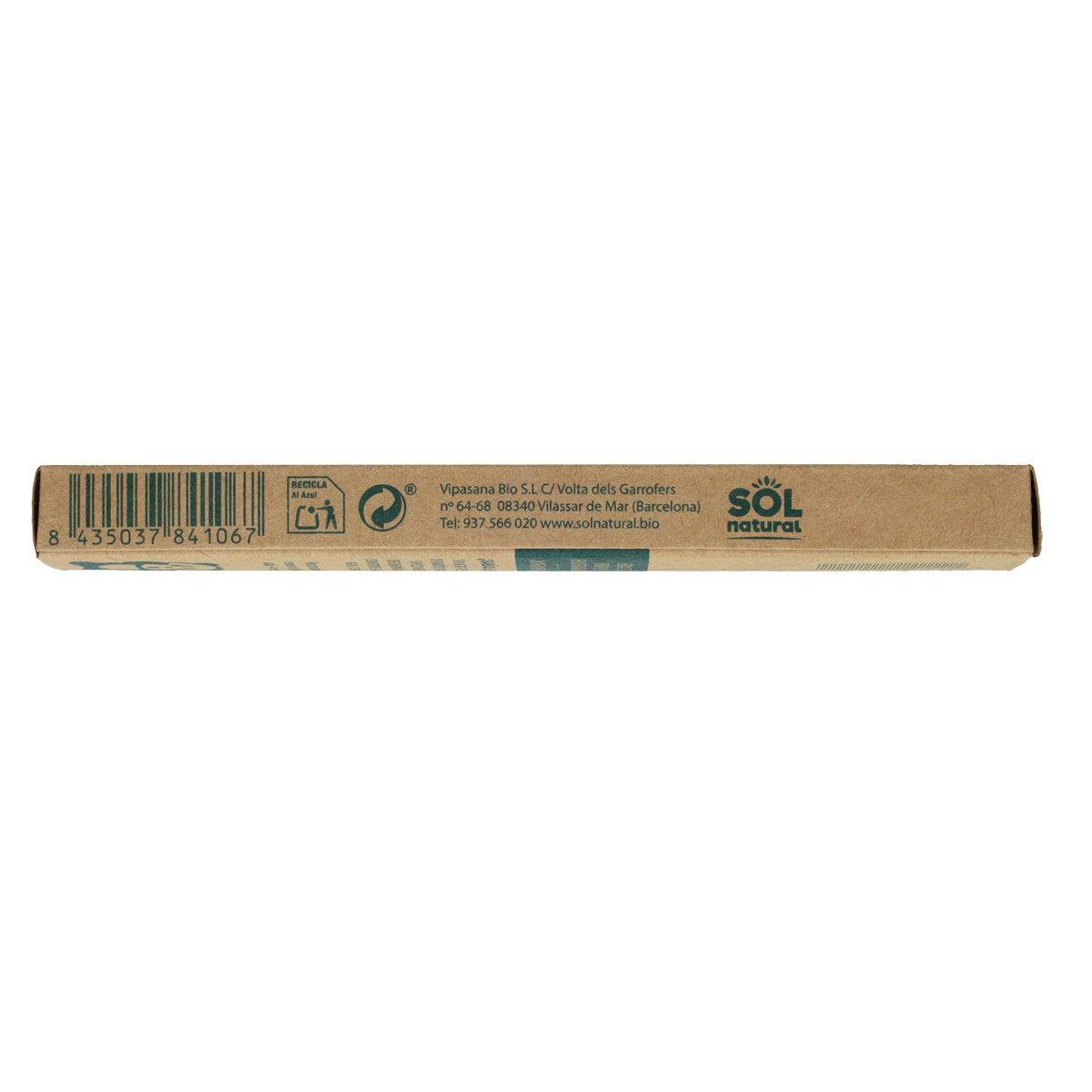 Escova de dentes de bambu infantil Sol Natural