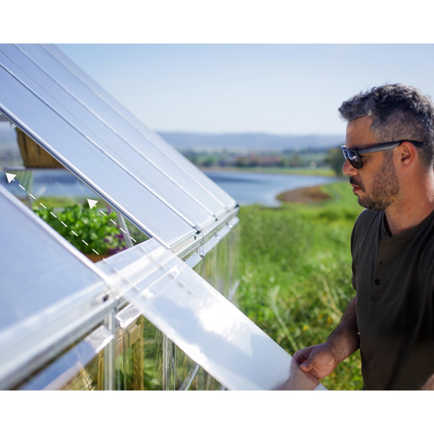 Estufa Balance 844x304 cm Canopy Prata