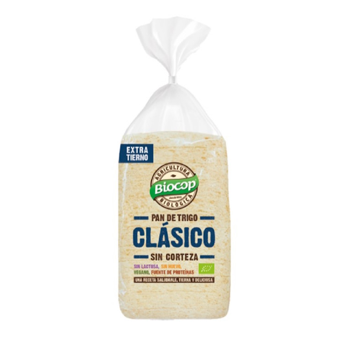 Pão Fatiado Clássico Sem Crosta BIO Biocop 300 g
