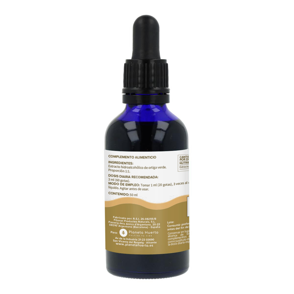 Extrato de Urtiga Verde Planeta Huerto 50 ml.