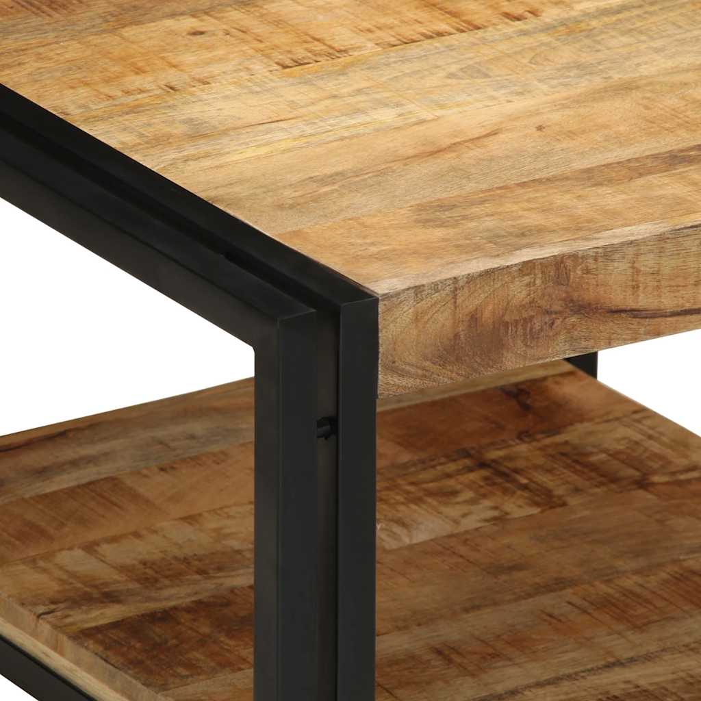 Mesa De Centro 50x50x38 Cm Madera Maciza De Mango_4