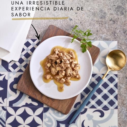 GOURMET PERLE Delícias do Oceano com Peixe do Mar, com Lentilha, com Salmão, com Atum Multipack (4x85g)