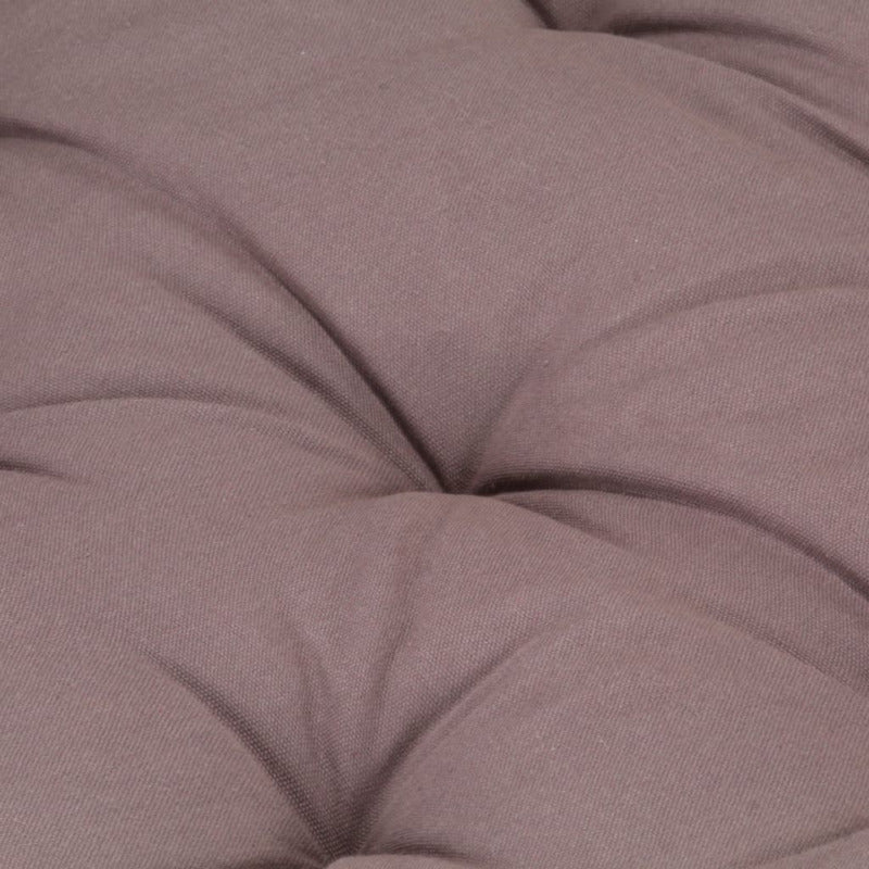 Vidaxl Cojín Para Palés Algodón Gris Taupe 120x40x7 Cm_5