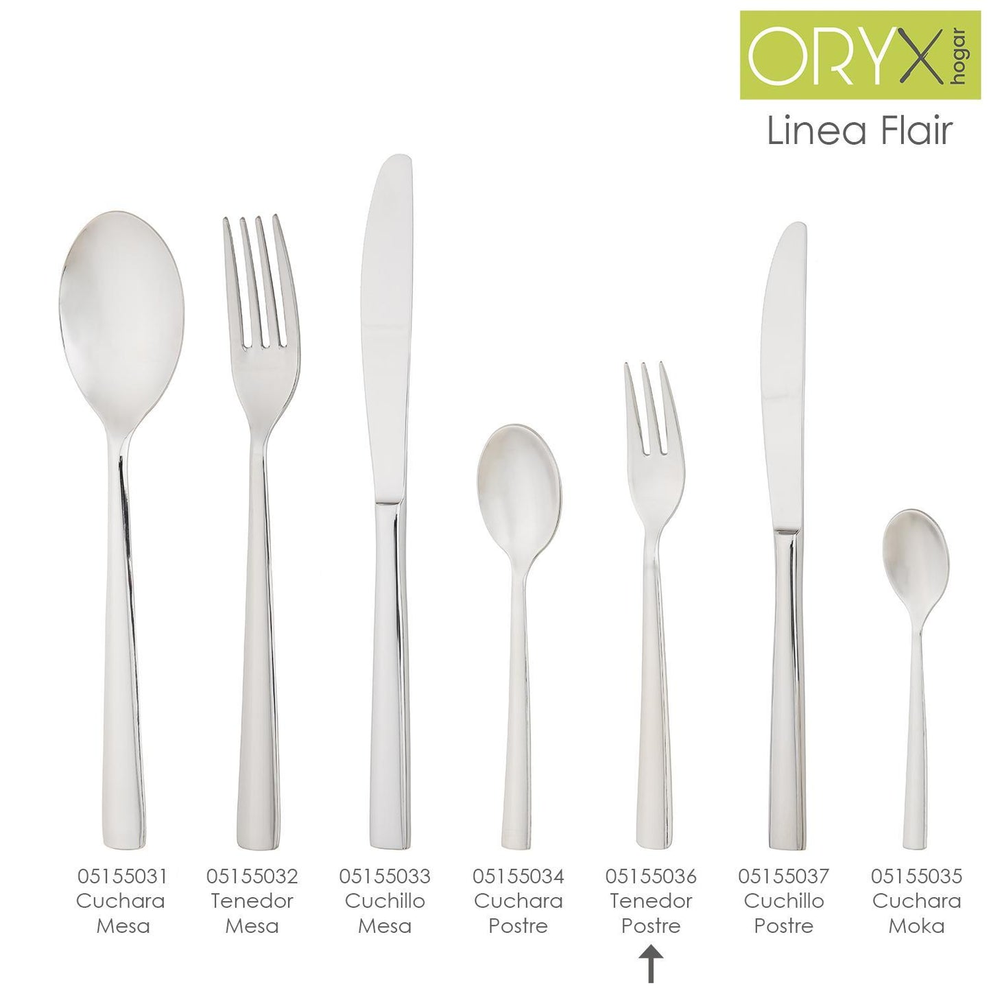 Tenedor Postre Flair 159 Mm.caja 12 Unidades