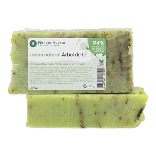 Sabonete natural à base de azeite e melaleuca Planeta Huerto 100 g