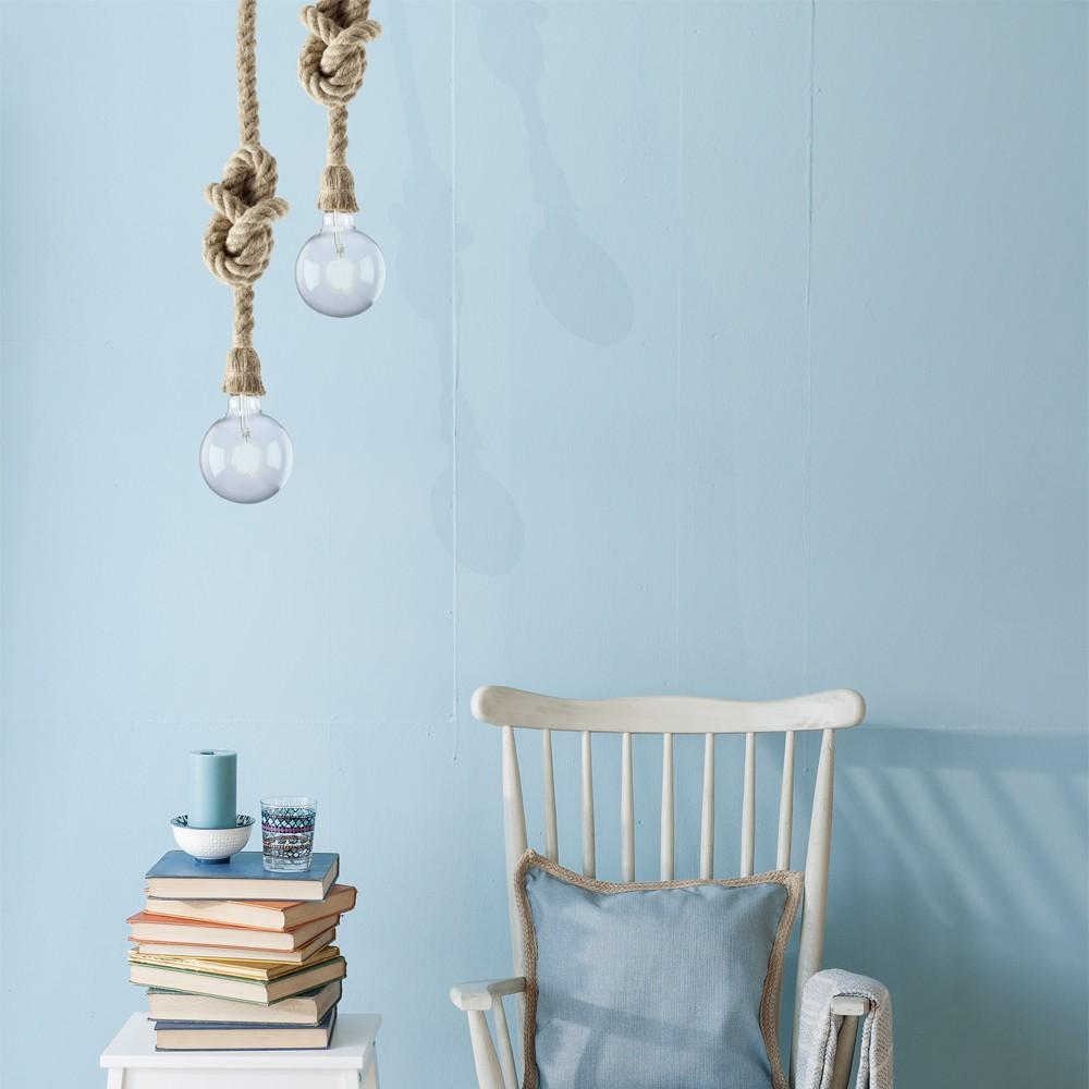 PINGENTE RÚSTICO 1m PITA ROPE 1xE27 VINÍCOLA - CRISTALRECORD