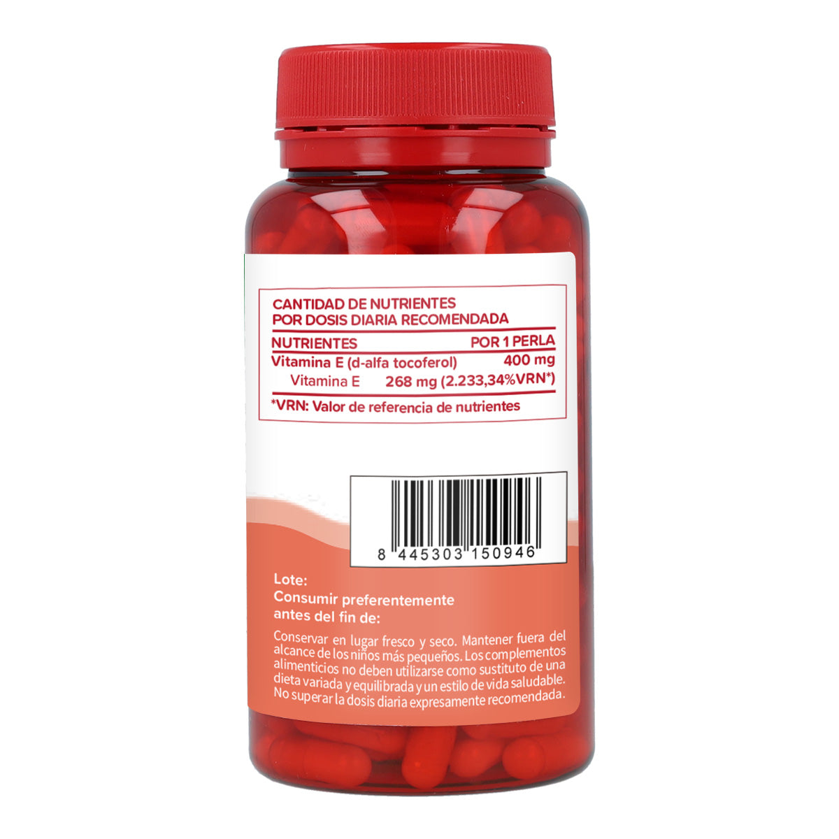 Vitamina E 400 UI Planeta Huerto 60 pérolas