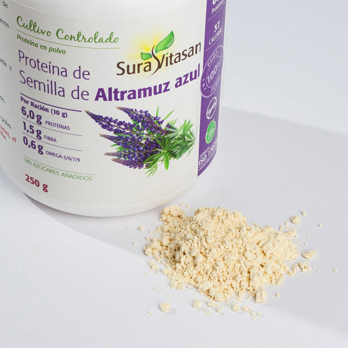 Proteína de semente de tremoço azul, Sura Vitasan, 250 gr