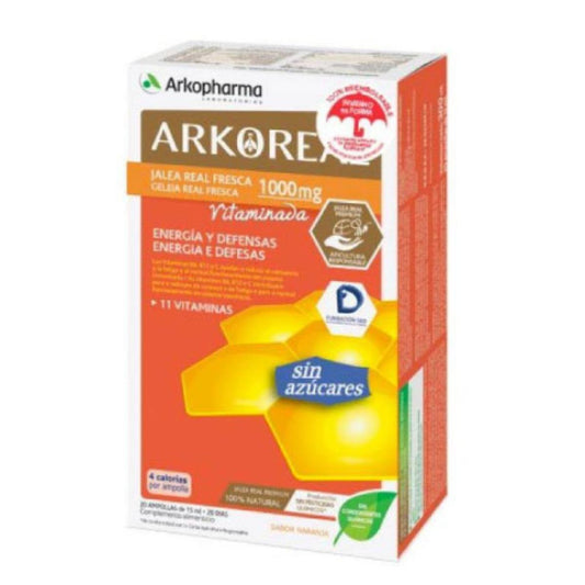 Arkopharma Arkoreal geleia real light 100mg 20amp.