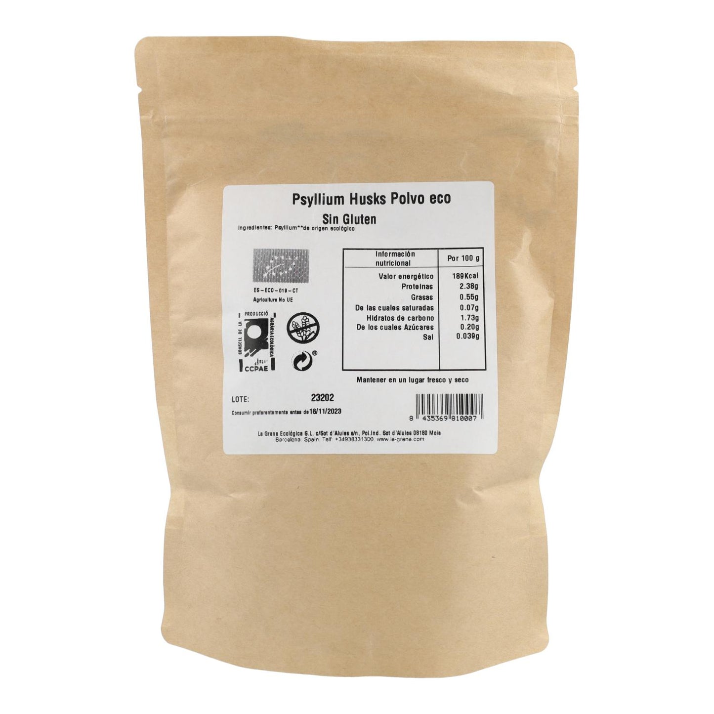 Casca de Psyllium sem Glúten 300G Gz Glúten Zero