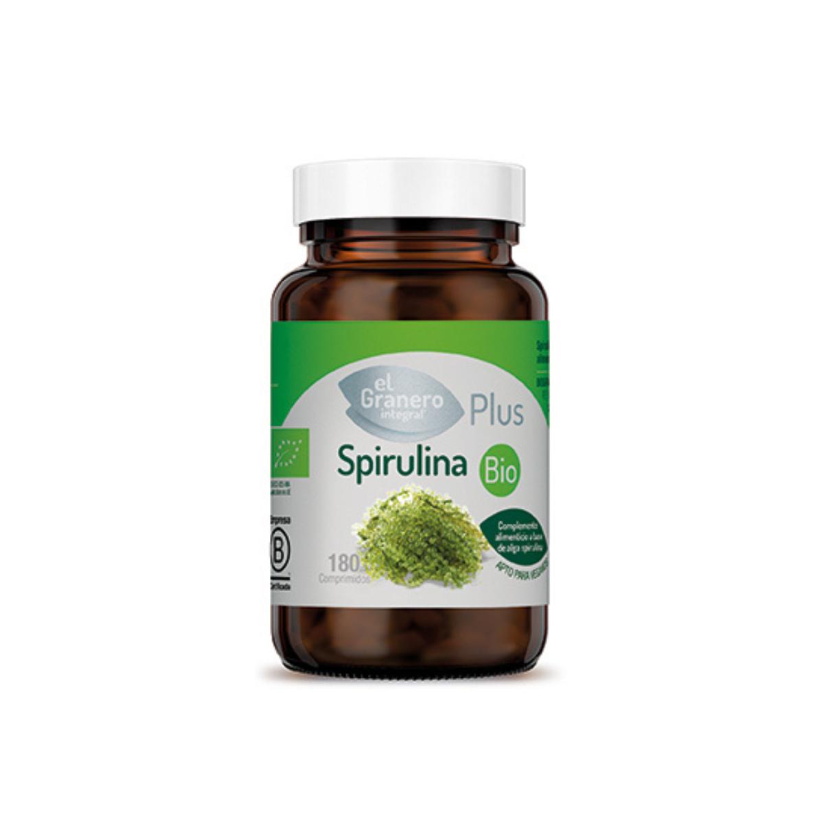 Spirulina Orgânica El Granero, 180 comprimidos