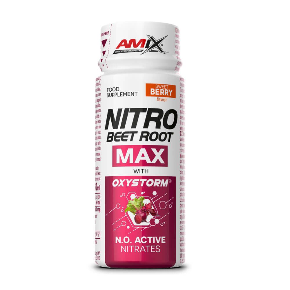 Nitro Beet Root Max (nitrato De Remolacha) - 60ml - Frutas Del Bosque - Rendimiento - Amix Nutrition_0