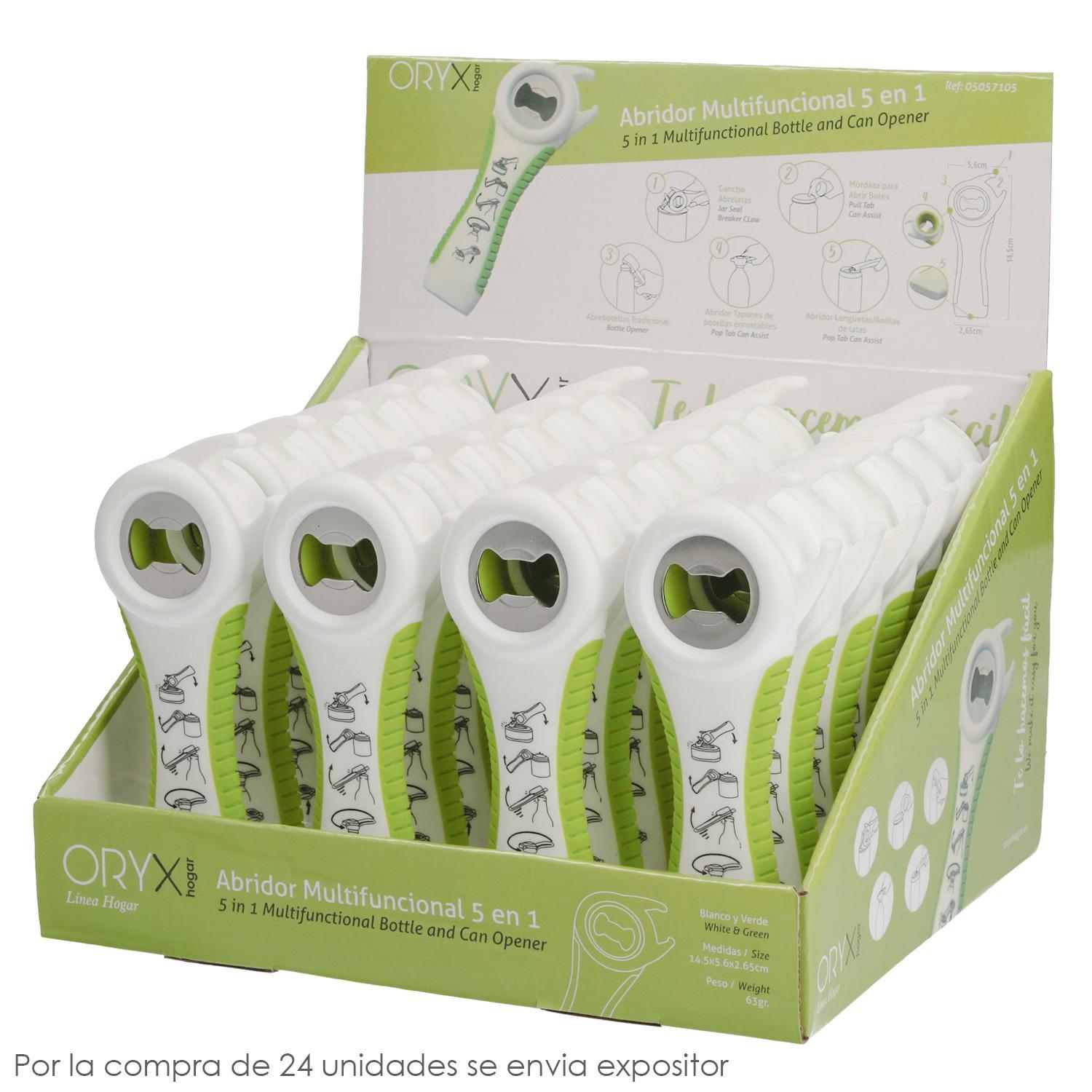 Abre Latas /  Botellas / Botes Multifunción 5 En 1