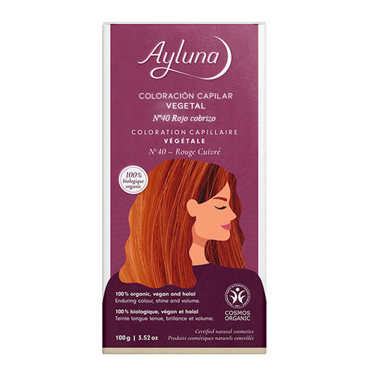 Corante Vegetal 40 Vermelho Cobre Ayluna, AYLUNA, 100 g