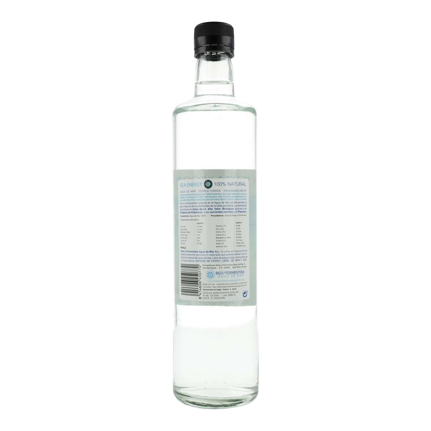Água do Mar Profundo "Ibiza e Formentera". 750ml