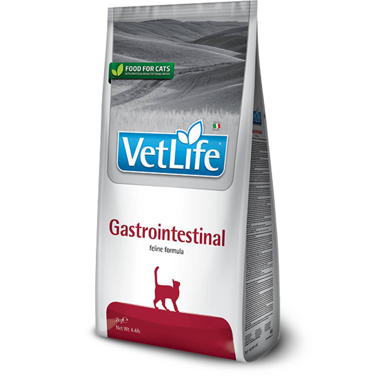 Fórmula Gastrointestinal Felina Vet Life Alimento Veterinário Famina 2 kg