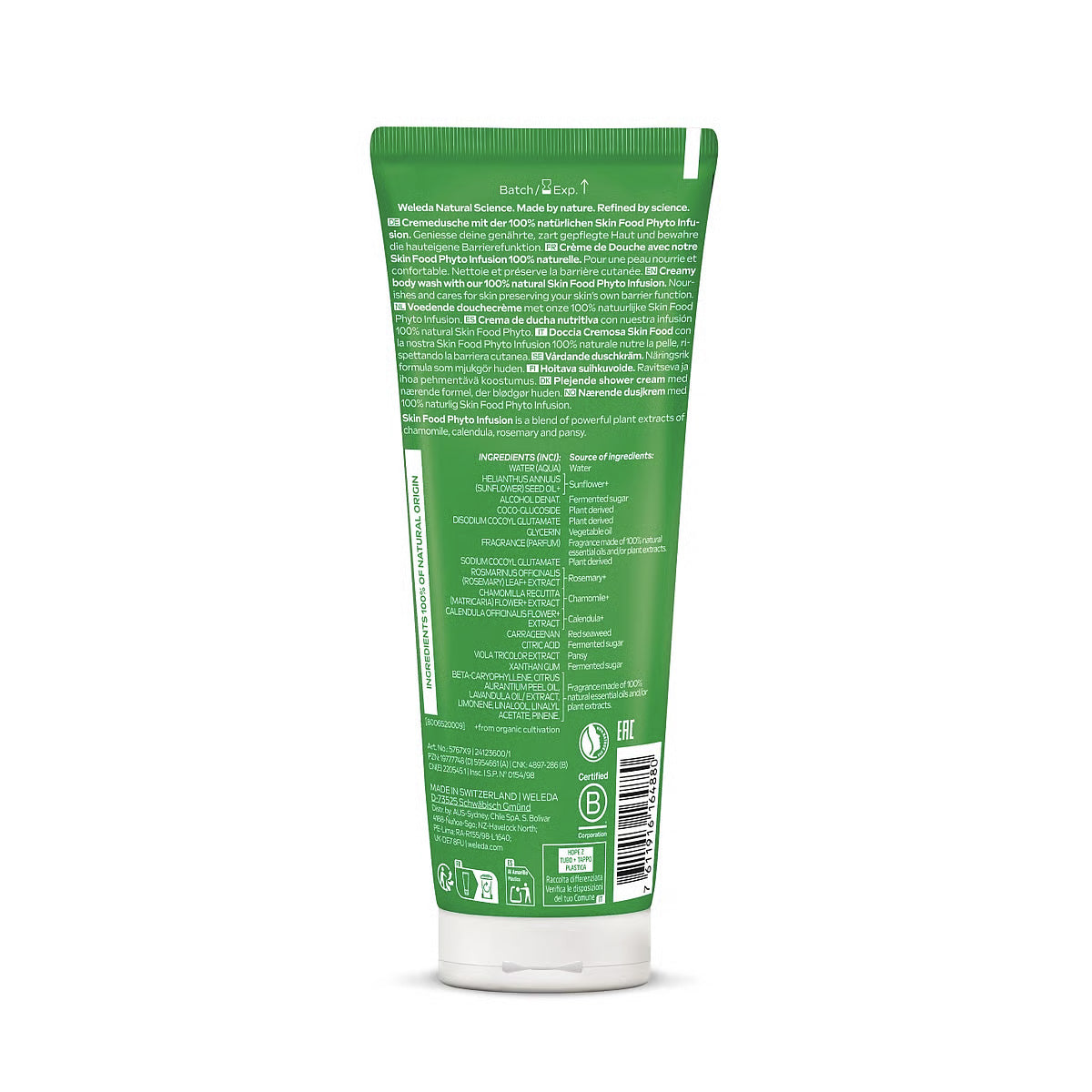 Skin Food Gel de Ducha Cremoso 200ml