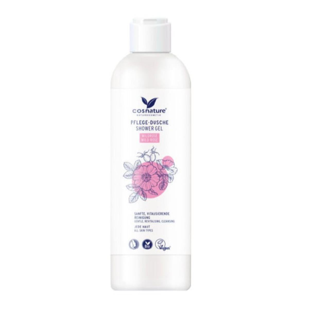 Gel de banho hidratante Cosnature Organic Wild Rose 250 ml