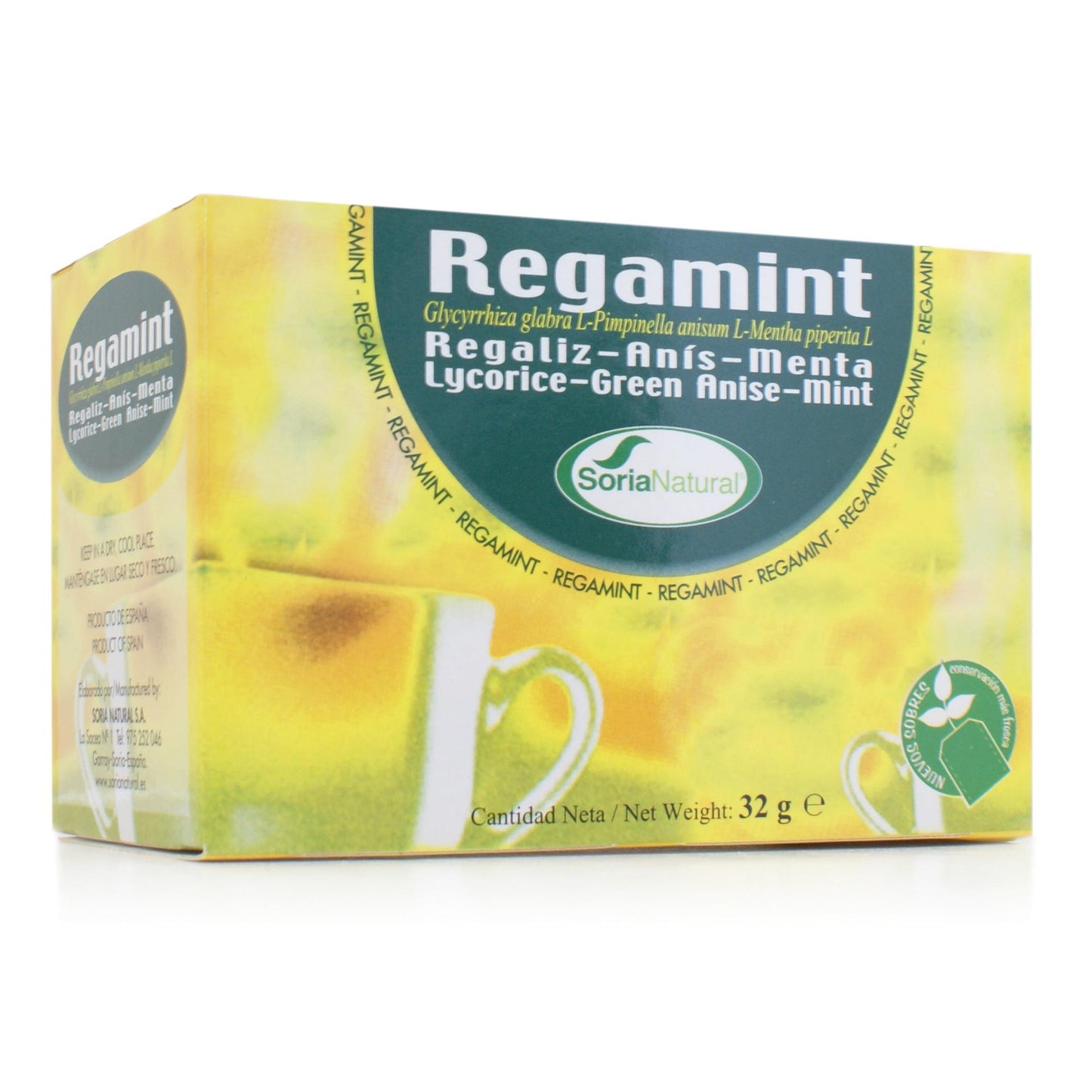 Infusão Regamint Soria Natural 32 g