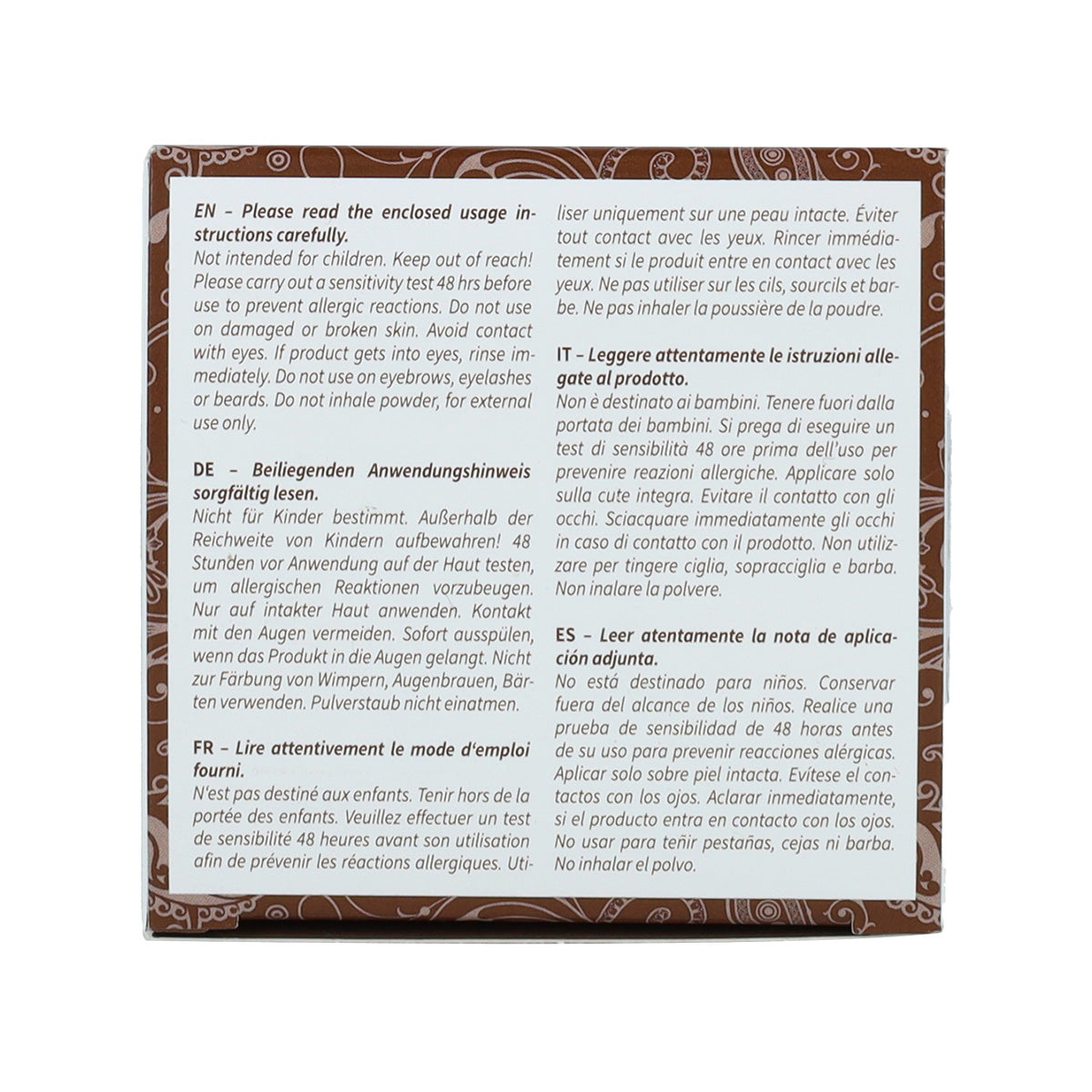 Corante natural Khadi castanho médio 100 g
