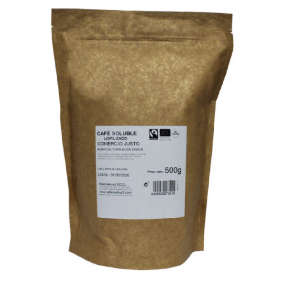Café instantâneo liofilizado BIO FT Alternativa3 500g