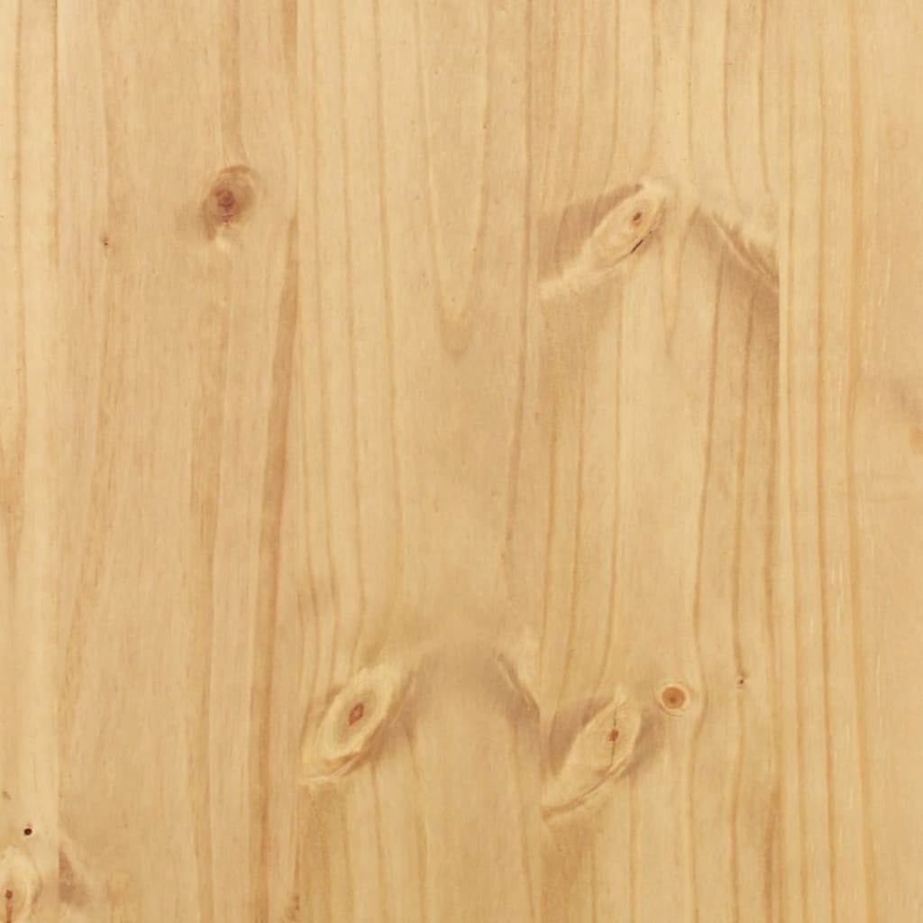 Mueble Zapatero Corona Madera Maciza De Pino 99x32x85 Cm / Vetonek_5