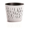 Vaso Duna com inserto branco D 22 x 19