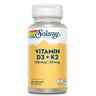 Vitamina D3 e K2 (Mk7) 120 Cápsulas Solaray