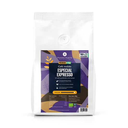 Café moído Eco Expresso Planeta Huerto Especial 250 g