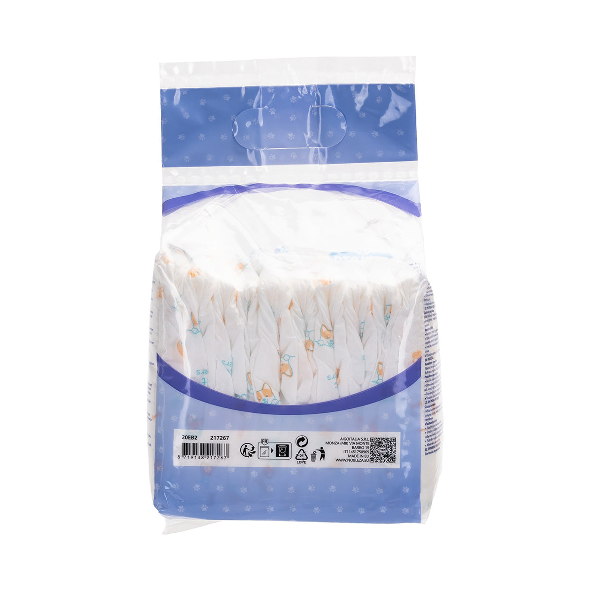Fraldas Nobleza para Cachorras M 10 unidades