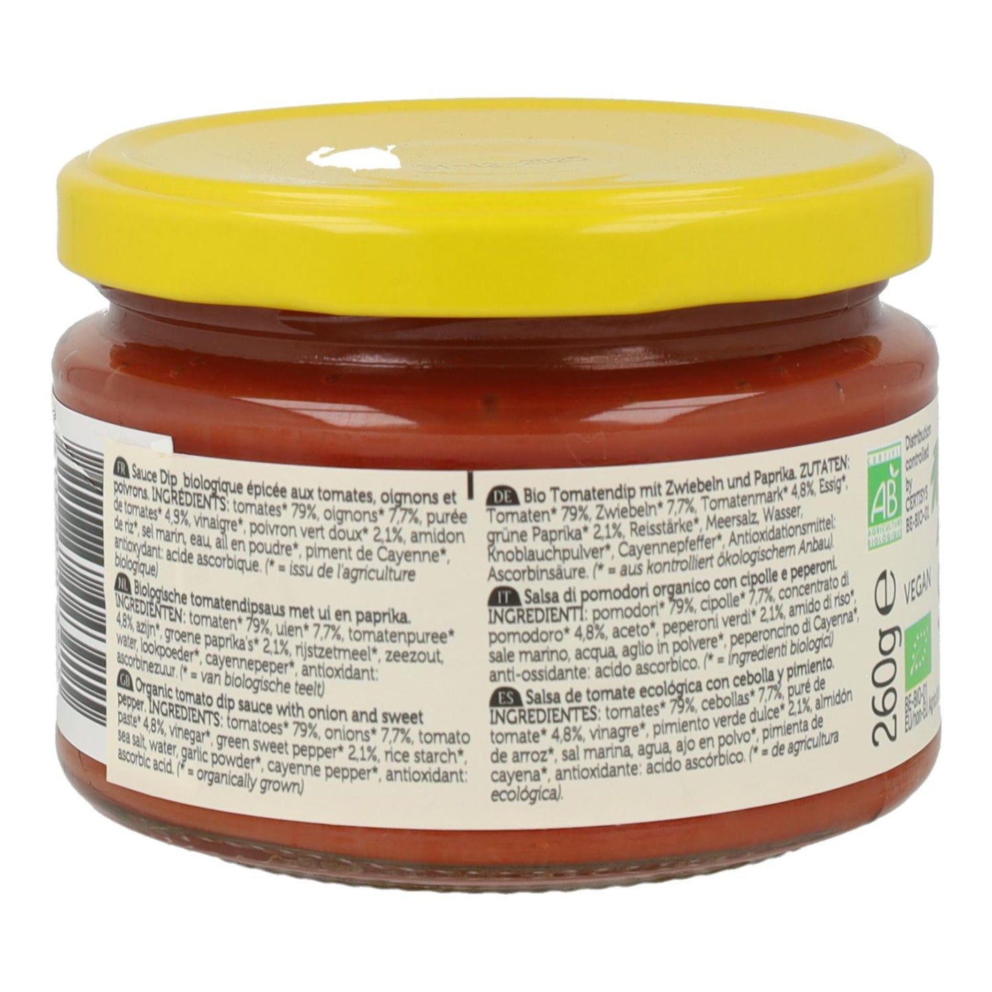 Molho de limão biológico 260g