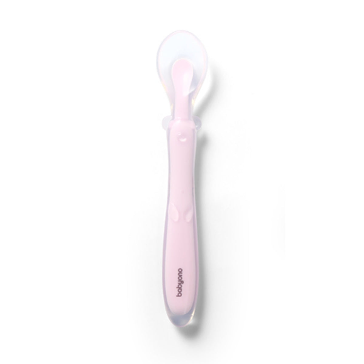 Cuchara De Silicona Flexible Para Bebés Rosa_0