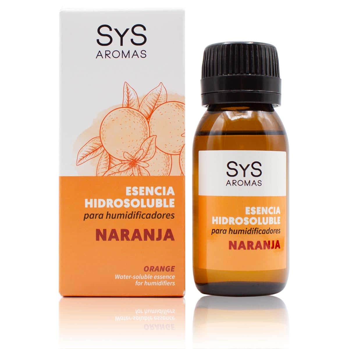 Esencia Hidrosoluble Naranja SYS Aromas 50 ml | Aroma Cítrico y Frutal | Para Humidificadores y Difusores_0